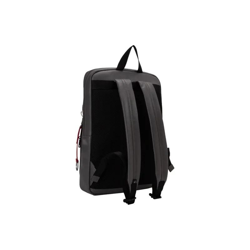 CALVIN KLEIN Blended Material Backpack Men's Moon Mist Gray-2