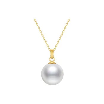 ME LUXE Freshwater Pearl Niche Design 11 12MM Large Diameter White Pearl Women's