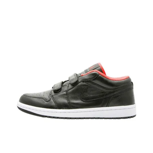 Air Jordan 1 Vintage Basketball Shoes Men Low-Top Black/Orange