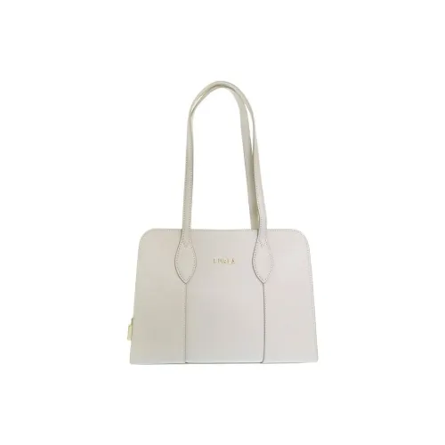Furla Leather Tote Bag, Shopping Bag, Shoulder Bag, Handbag Women's Light Gray