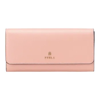 Furla Printed Leather Wallet Women's Candy Rose Pink