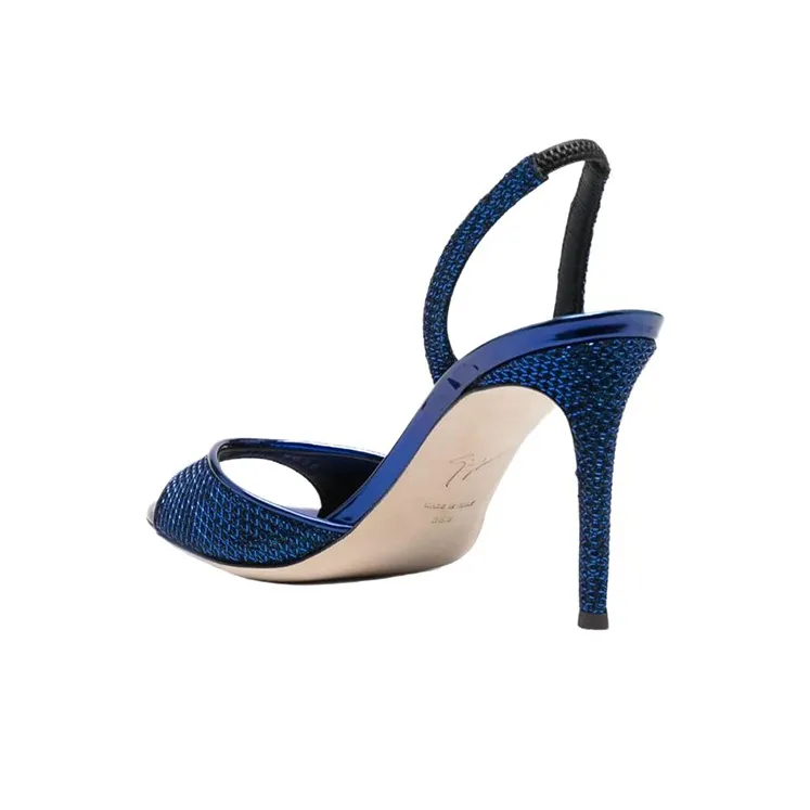 giuseppe zanotti Lilibeth 90mm Leather Slingback Pumps-3