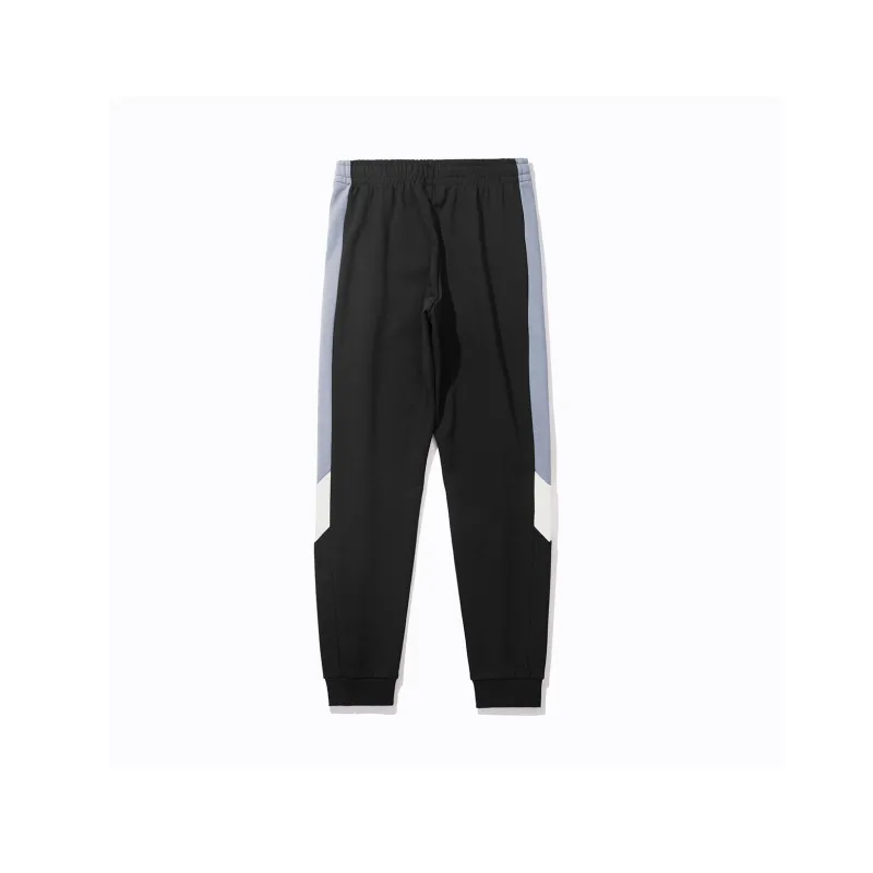 LiNing Knitted Sports Pants Men's Black Blue-1