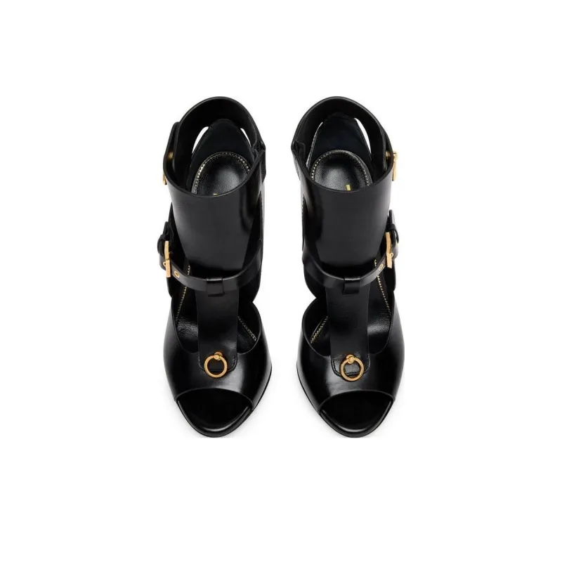 TOM FORD Strap Sandals 10.5cm Women's Black-4