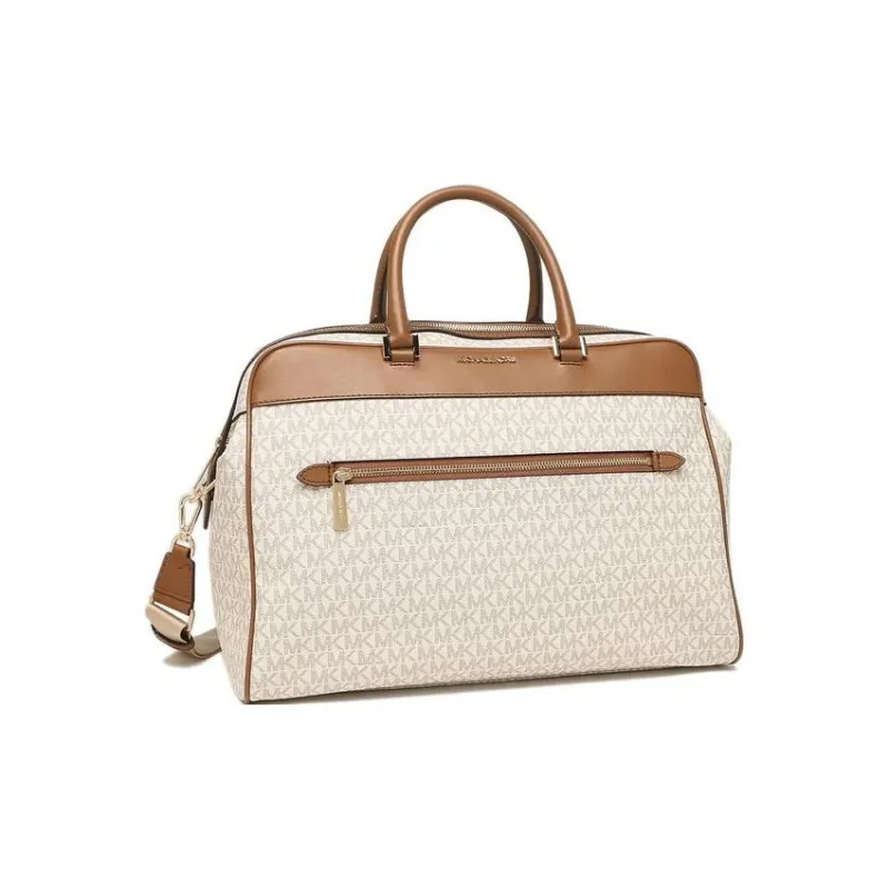 MICHAEL KORS Nylon Shoulder Bag Crossbody Bag Handbag Large Size Women's Vanilla-1