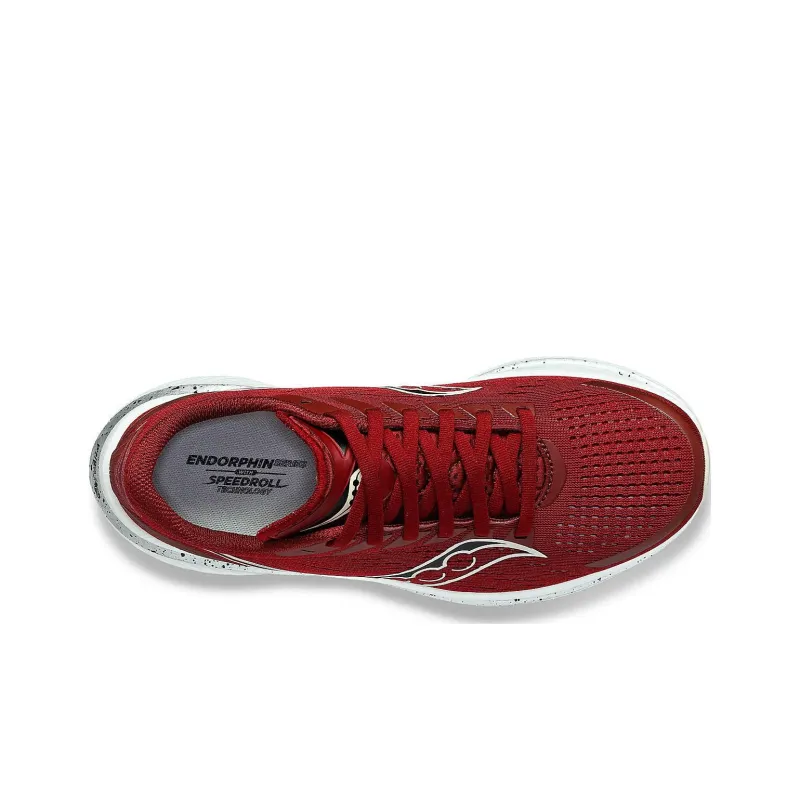 Saucony Endorphin Speed 3 Durable Breathable Low Top Running Shoes Women's Red-3