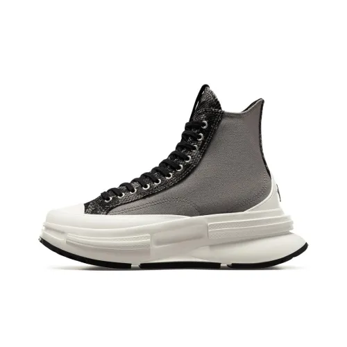 Converse Run Star Legacy Canvas Shoes Unisex High-Top Gray