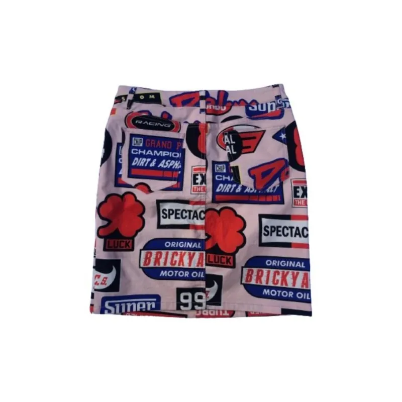 MOSCHINO FW23 Casual Short Skirts Women's Pink-1