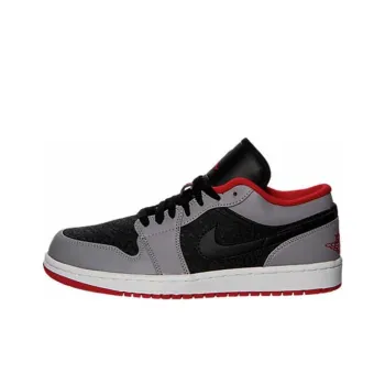 JORDAN 1 Low Black Gym Red Cement