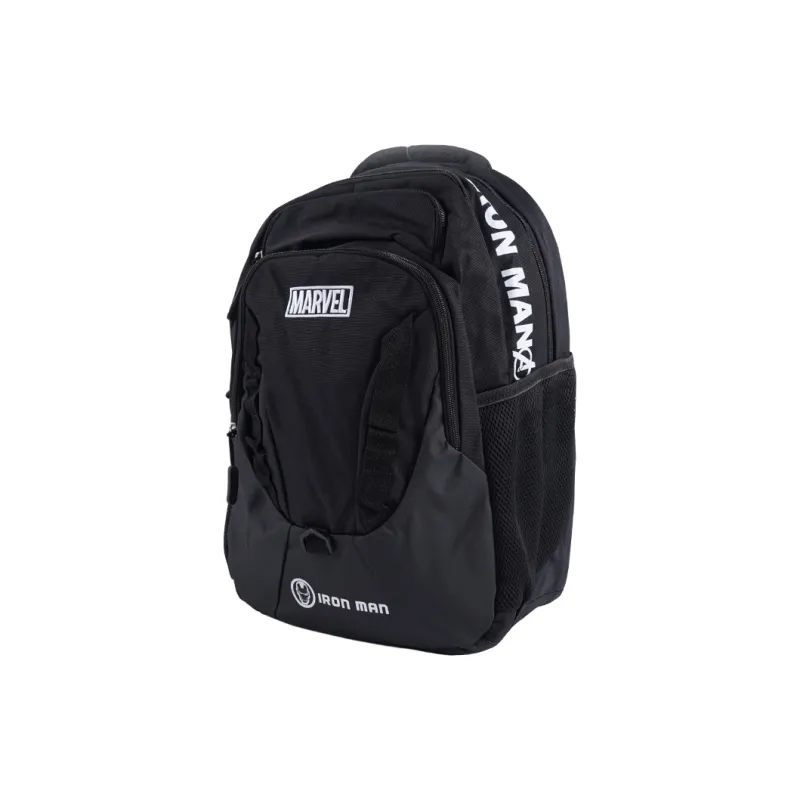 Disney × Marvel Collaboration Polyester Backpack Large Size Unisex Black-1
