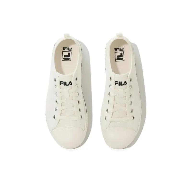 FILA Center Court G V3 Abrasion Resistant Breathable Low Top Canvas Shoes Unisex Beige Korean Style-3