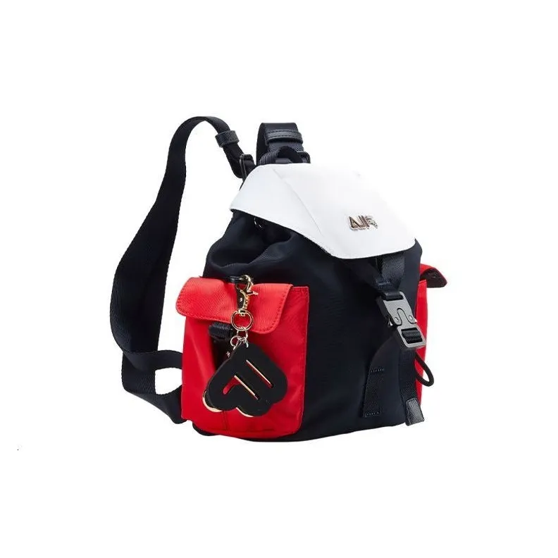 FILA Polyurethane With Synthetic Leather Backpack Regular Unisex Legend Blue-3