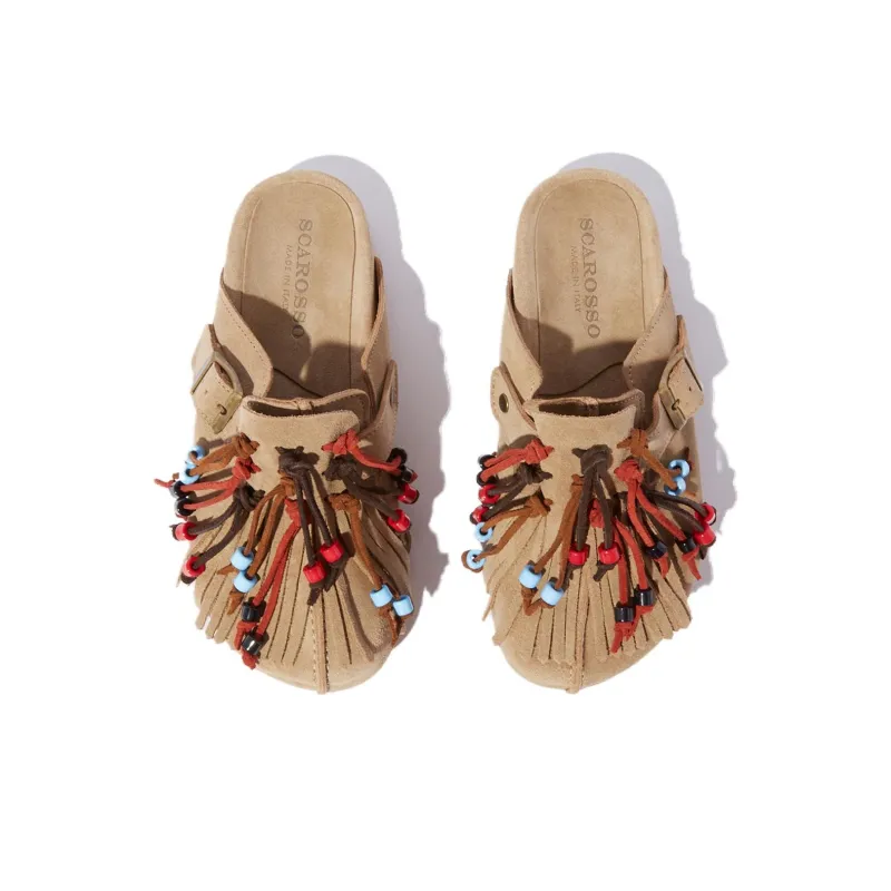 SCAROSSO Gea Bead detail Mules Women's-2