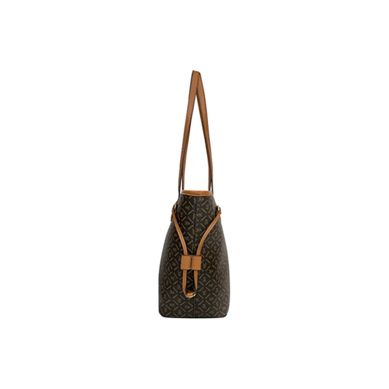 Playboy PVC Tote Bag, Shoulder Bag Tubas Women's Dark Coffee-6