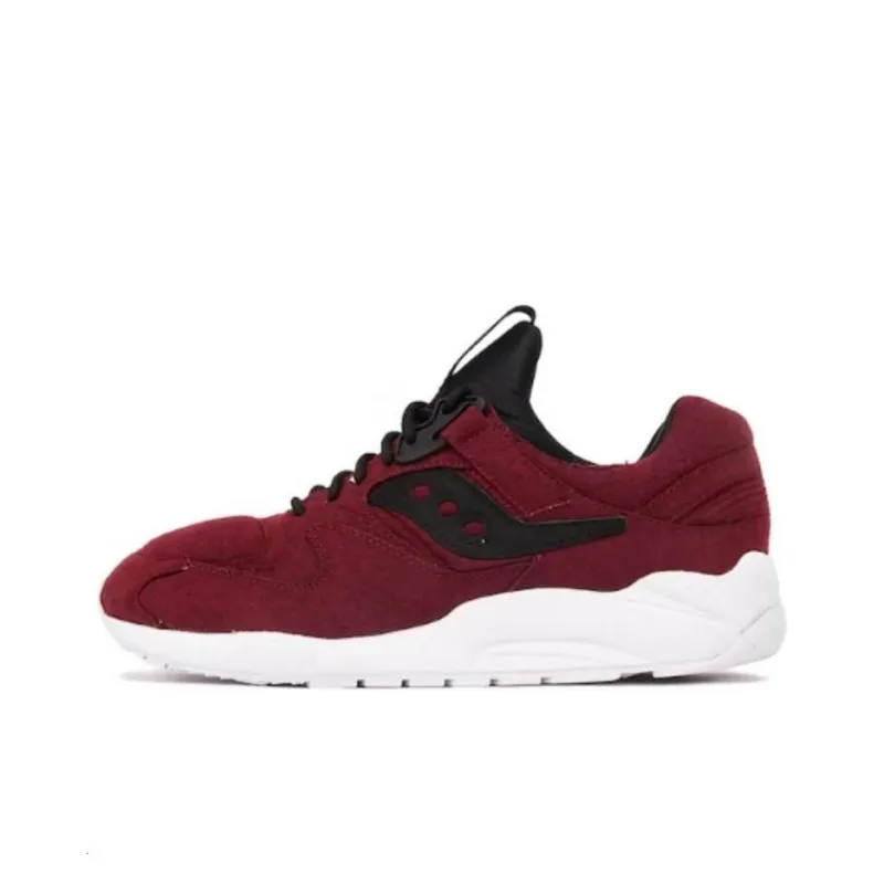 Saucony Grid 9000 Ht Jersey Maroon Black-0