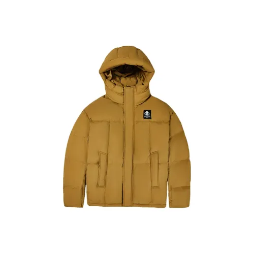 Kappa Down Jackets Unisex Dried Ginger Yellow - 6547