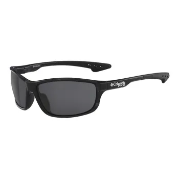 Columbia Plastic Irregular Shape Sunglasses Men's Black