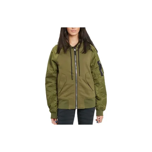 Nike Jackets Women's Canvas Olive Green/Black