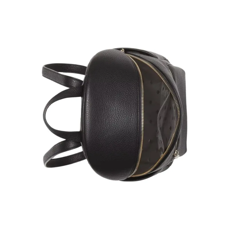 Kate Spade Leila Litchi Grain Leather Backpack Unisex Black-2