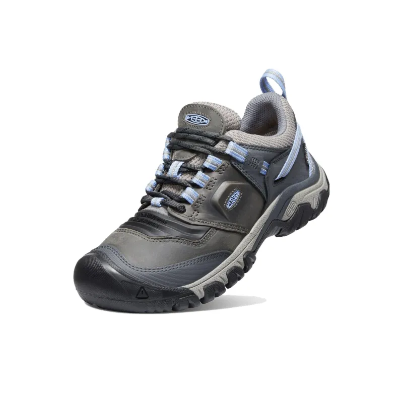 KEEN Ridge Fle Cushioning Wear-Resistant Low-Top Outdoor Shoes Women's Steel Gray-2