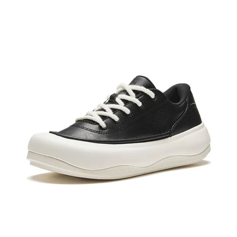 Anta Donut Durable Breathable Low Top Skateboard Shoes Women's Black-2