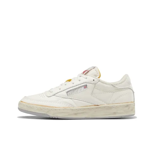 Reebok Club C Skateboard Shoes Unisex Low-Top Beige Brown