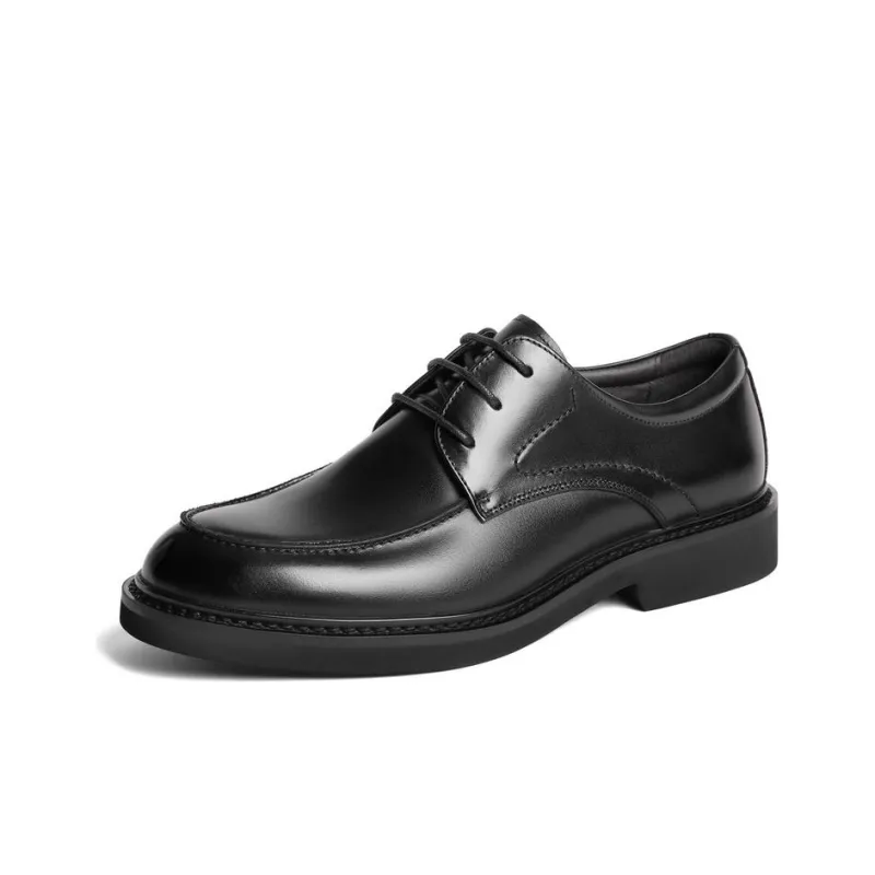 BELLE Dress Shoes Men Low-Top Black-1