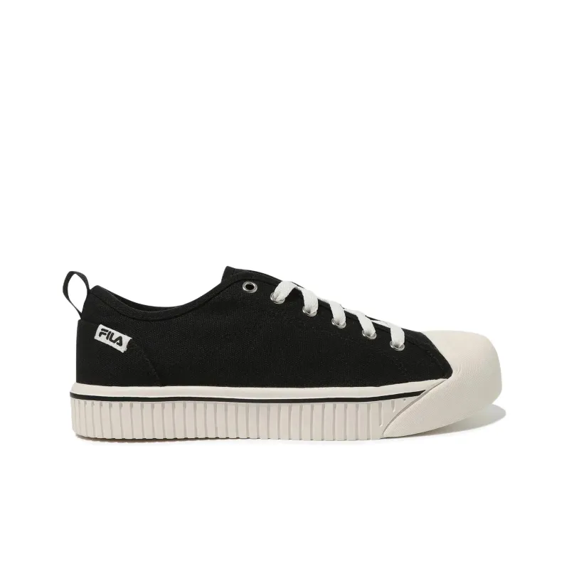 FILA Center Court G V3 Abrasion Resistant Low Top Canvas Shoes Unisex Black Korean Style-1