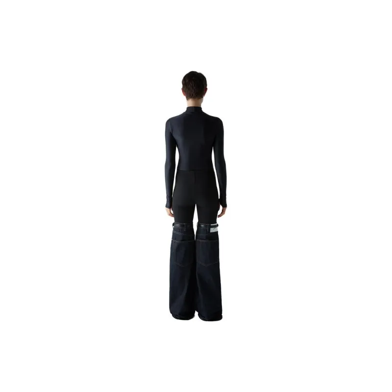 COPERNI Hybrid Denim Flare Trousers-1