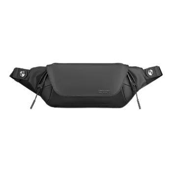 KINGSONS Polyester Shoulder Bag, Crossbody Bag, Sling Bag Regular Men's Black