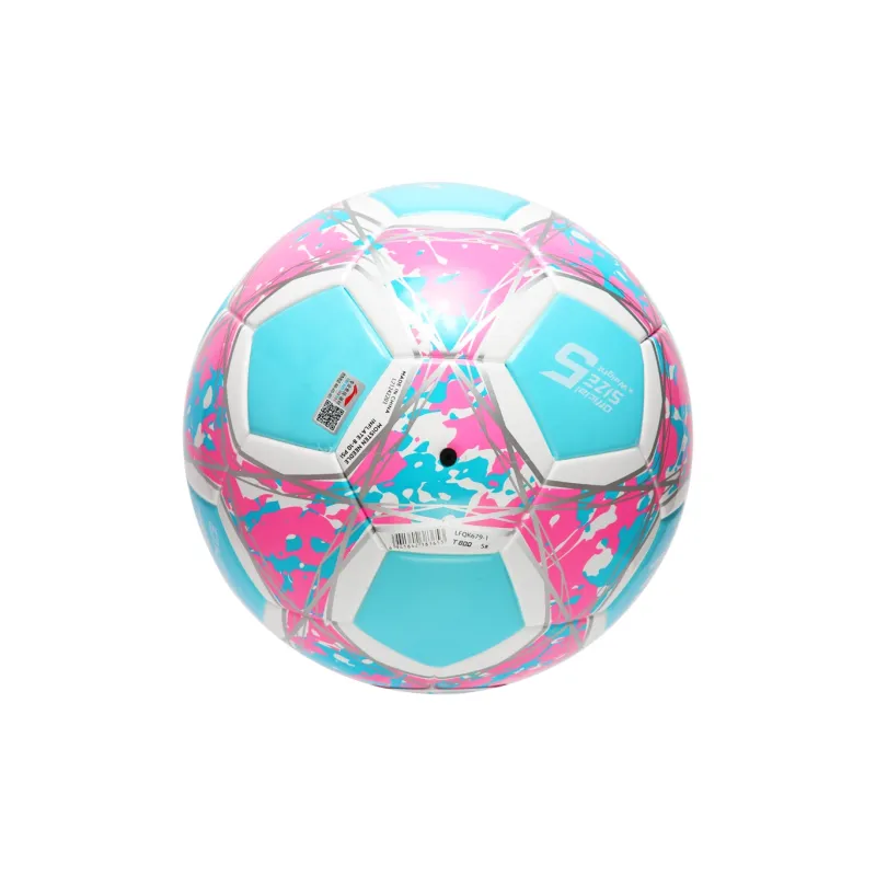 LiNing Size 4 5 Size Soccer TPU Machine Stitched Soccer Ball Unisex Light Blue Pink-22