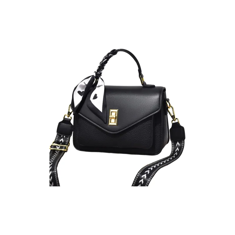 Versman PU Handbags Crossbody Bags Large Size Women's Beige & Khaki/Classic Black-2