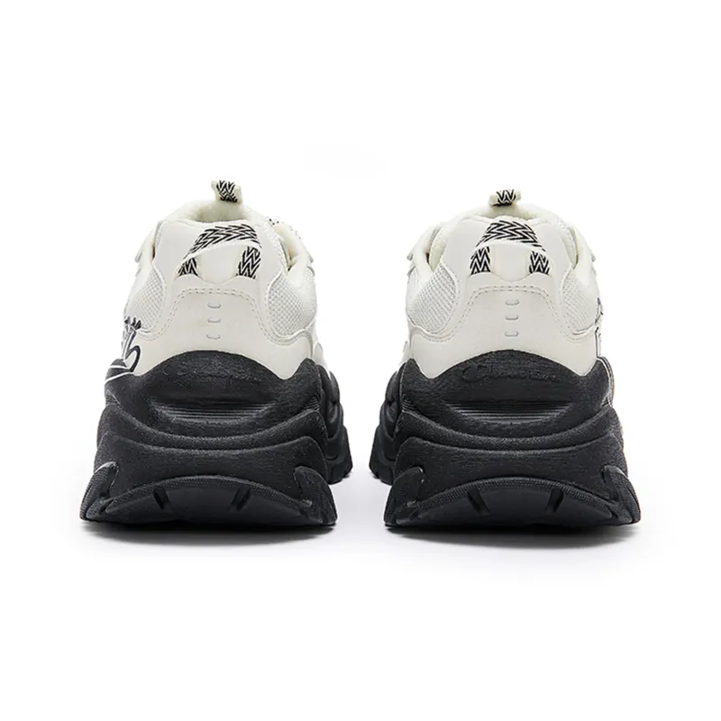 Champion Low Top Chunky Sneakers Women's Black White-3