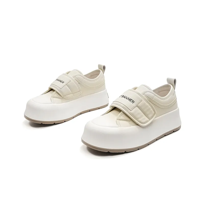C°BANNER Hook-and-Loop Low-Top Casual Shoes Women's-43