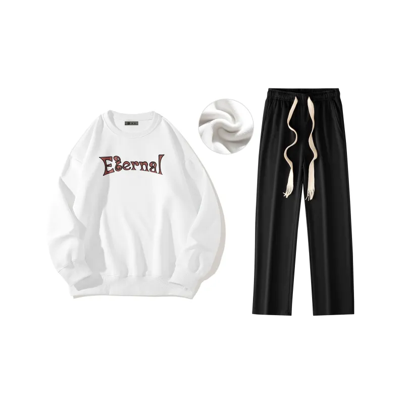 B.X Sweatshirt Sets Unisex-22
