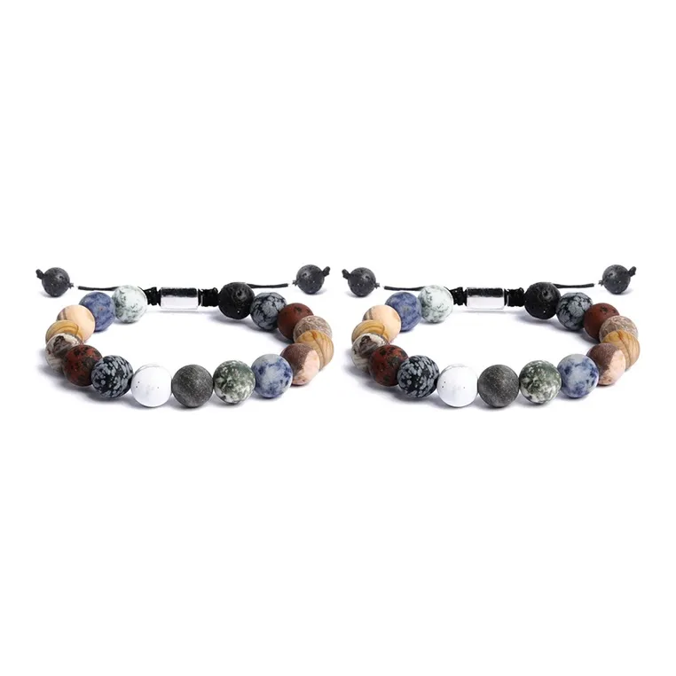 TRUE ME Volcanic Stone Bracelets Unisex-1