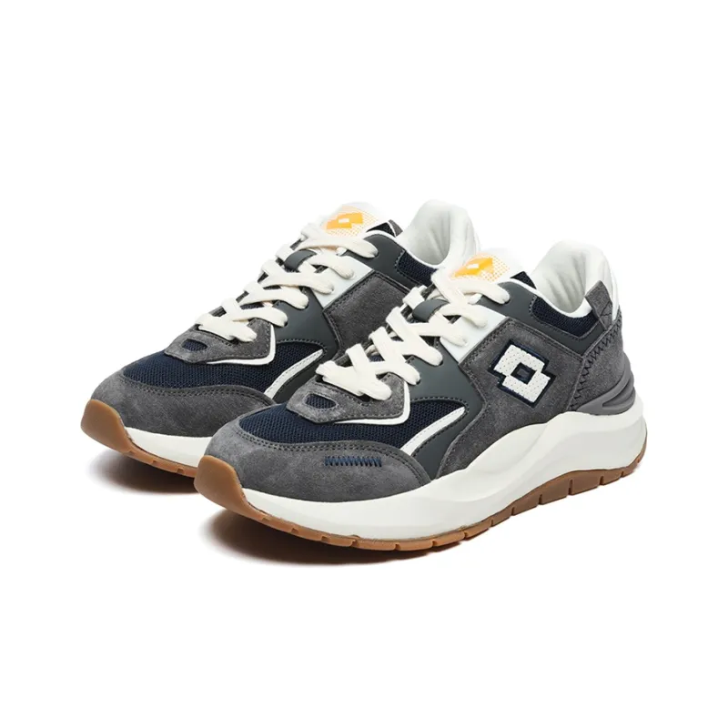 LOTTO Cushioned Slip Resistant Low Top Casual Shoes Men's Navy Blue Gray-1