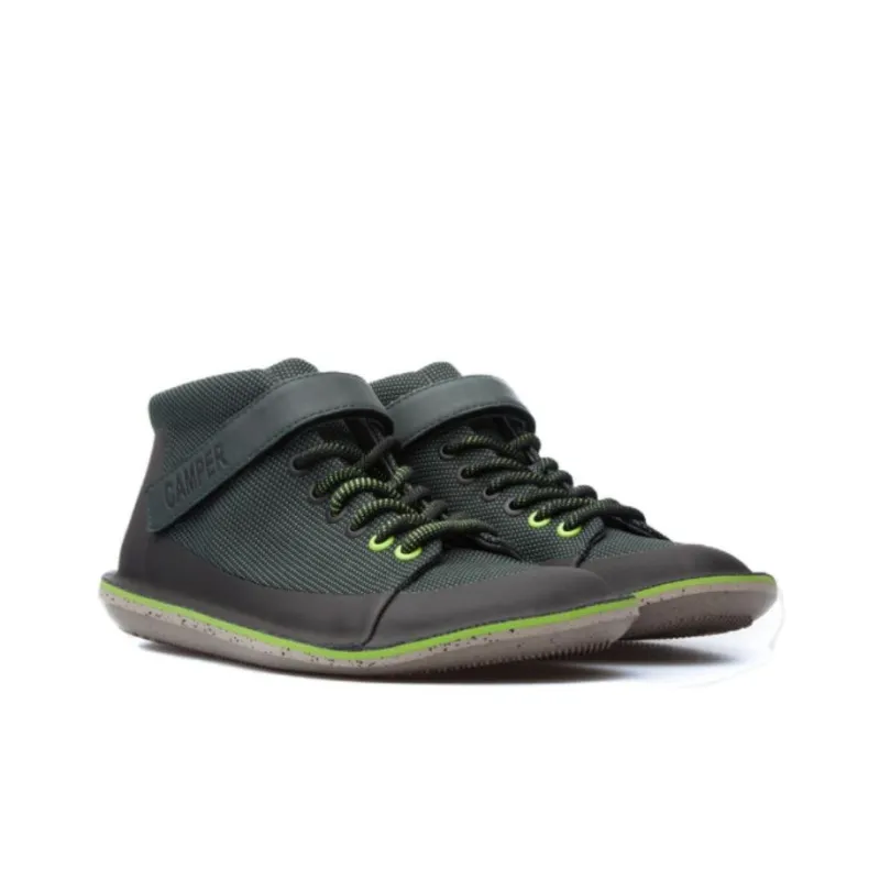 CAMPER High Top Casual Shoes Women's Black Green-1