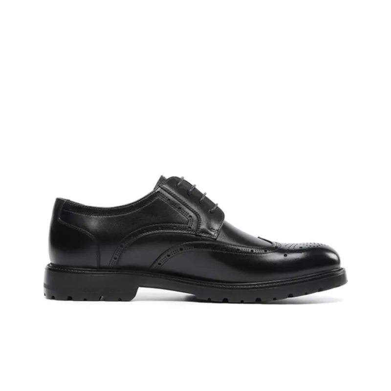 STEVE MADDEN Dress Shoes Men Low Top Black/Dark Coffee-3