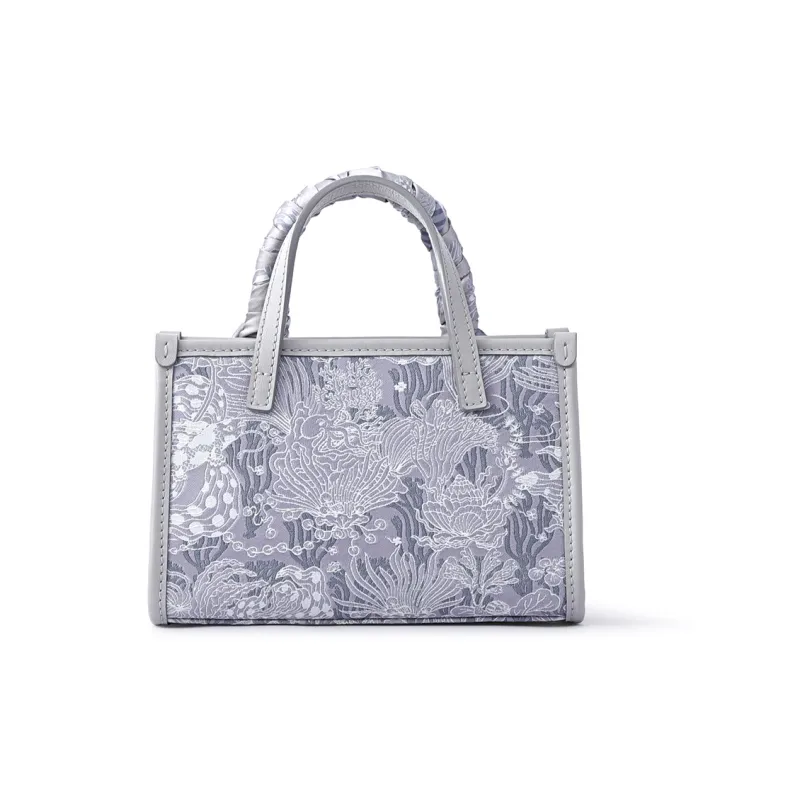 FION Fabric Classic Tote Bag, Shopping Bag, Crossbody Bag Women's Multicolor-7