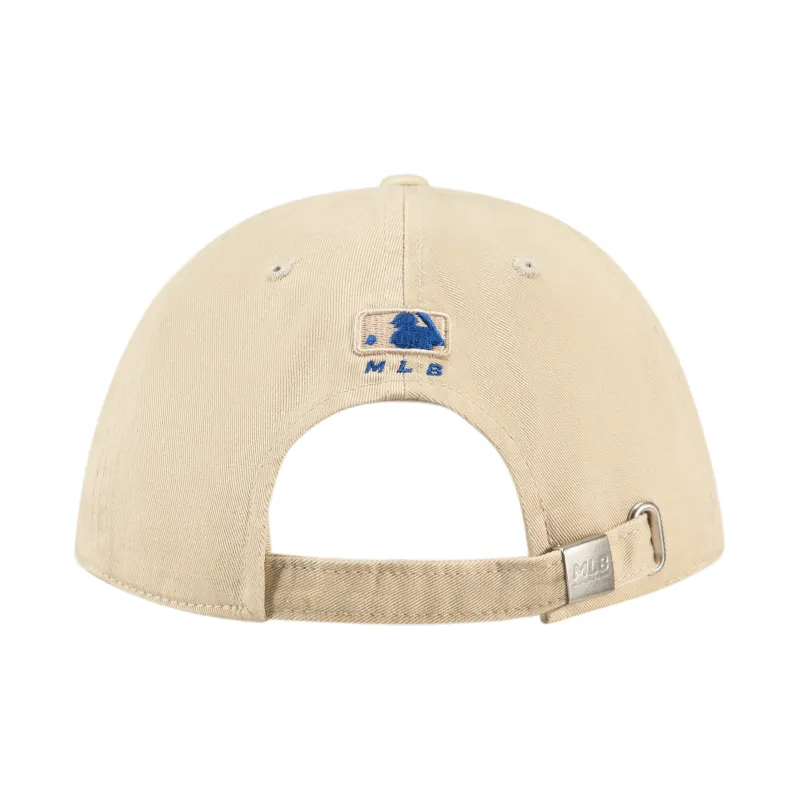 MLB Cotton Baseball Caps Unisex Khaki+Black Combo Box, Shopping Bag-3