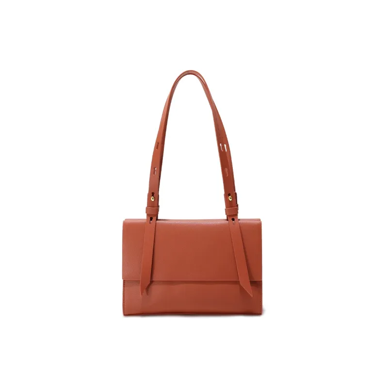GXFMOD Cow Leather Shoulder Bag, Handbag, Shoulder Bag Medium Size Women's Red-3