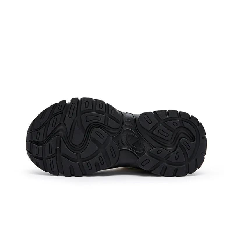 Champion Low Top Chunky Sneakers Women's Black White-4
