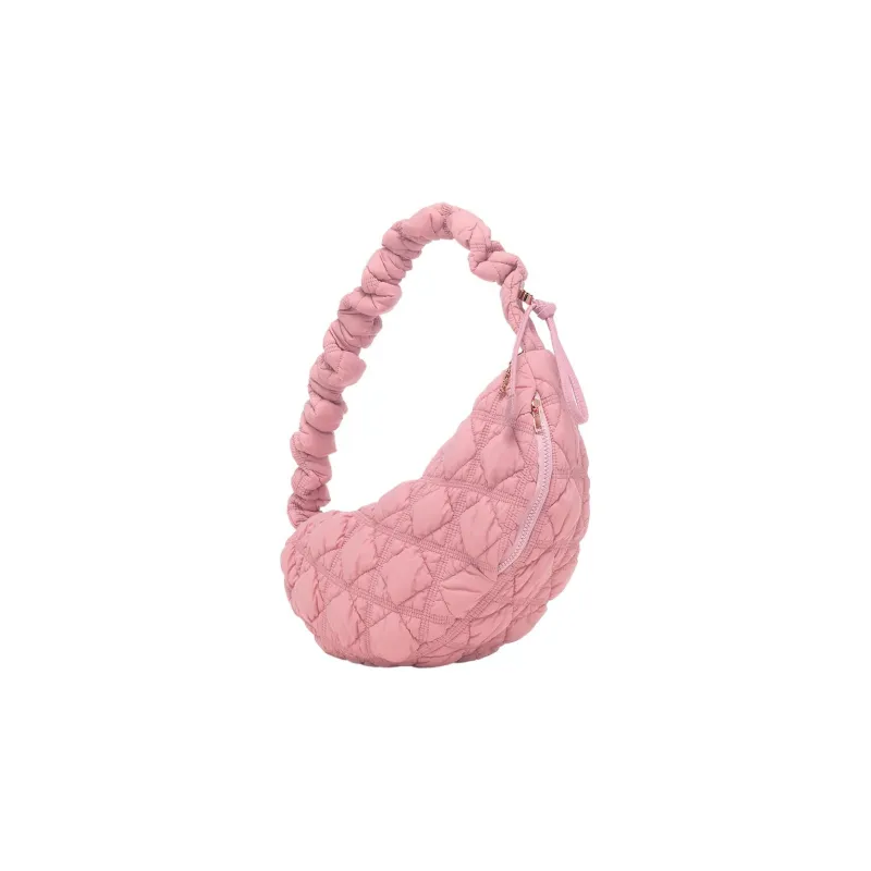CARLYN Nylon Portable Crossbody Bag, Shoulder Bag Women's Cream Pink-1