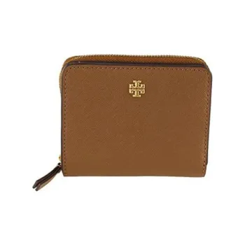 TORY BURCH Emerson Leather Wallet Women's Brown