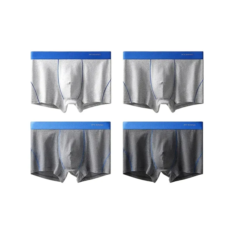 H YXIANG Underpants Men's 4 Pack-0
