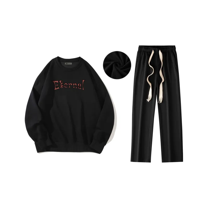 B.X Sweatshirt Sets Unisex-20