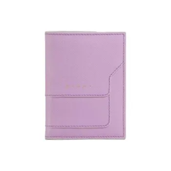 MARNI Calfskin Wallet Women's Violet