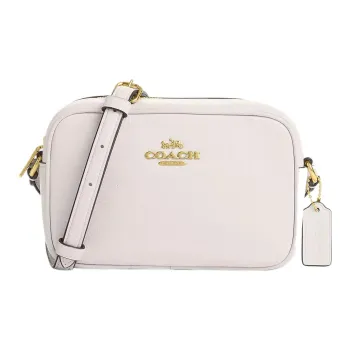 COACH Jamie Leather Shoulder Bag Crossbody Bag Mini Women's Gold & Chalk White