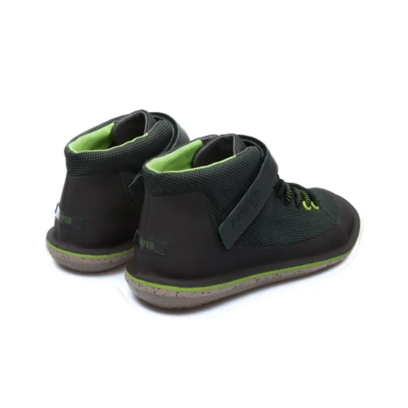CAMPER High Top Casual Shoes Women's Black Green-2